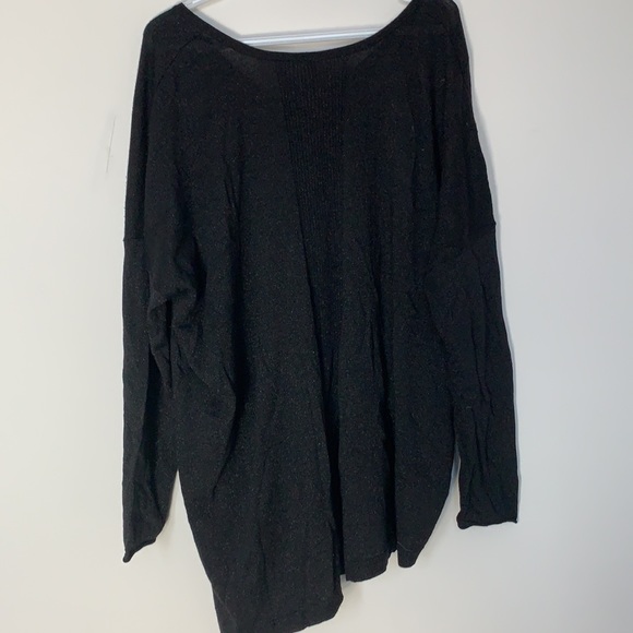 NYDJ asymmetrical black long sleeve - Picture 4 of 5